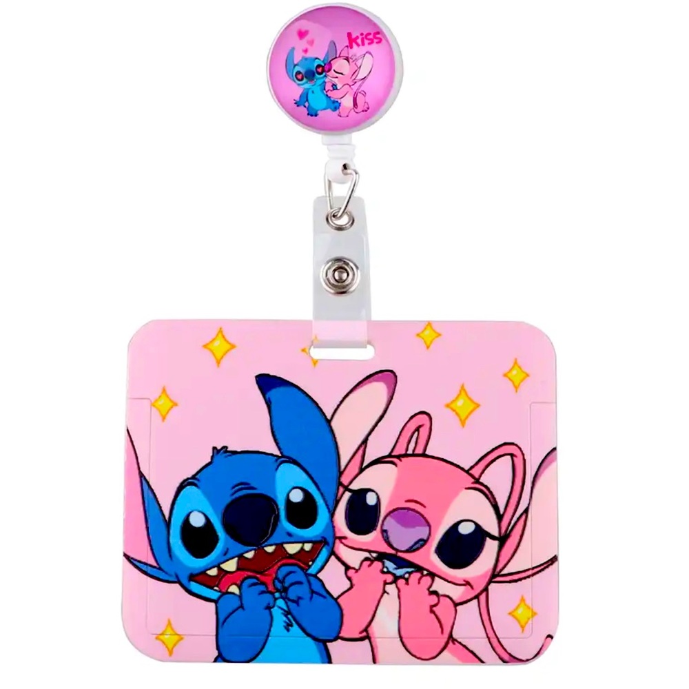 New Disney Stitch ID Card Holder Badge